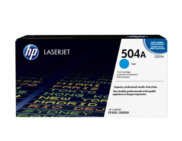 HP CE251A CYAN TONER 7000 PAGE YIELD FOR CP3520 CM3530