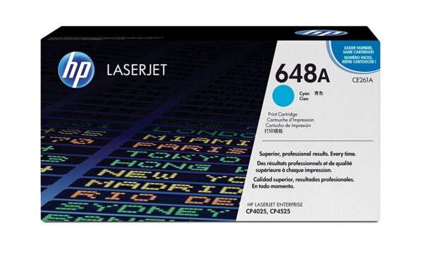 HP 648A CYAN TONER 11000 PAGE YIELD FOR CLJ CP4025 CP4525