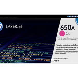 HP 650A MAGENTA TONER 15000 PAGE YIELD FOR CLJ CP5520