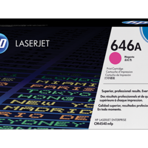 HP 646A MAGENTA TONER 12500 PAGE YIELD FOR CLJ CM4540