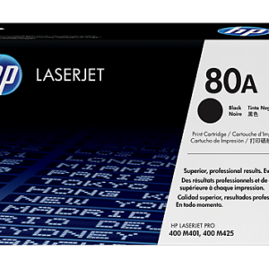 HP 80A BLACK TONER 2700 PAGE YIELD FOR M401