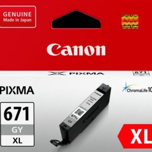 CANON CLI671XLGY GREY EXTRA LARGE INK TANK FOR MG5760BK  MG6860 MG7760