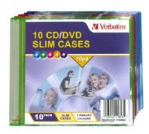 Verbatim?s colour Slim Cases prevent your CDs and DVDs from being scratched or broken during transport. Verbatim?s Slim Cases come in an assortment of colours.
