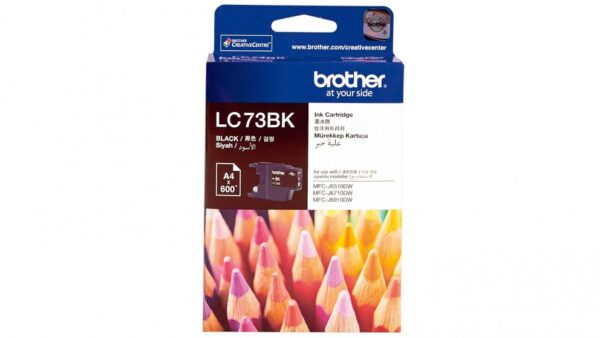 Brother LC-73BK Black High Yield Ink Cartridge- to suit DCP-J525W/J725DW/J925DW