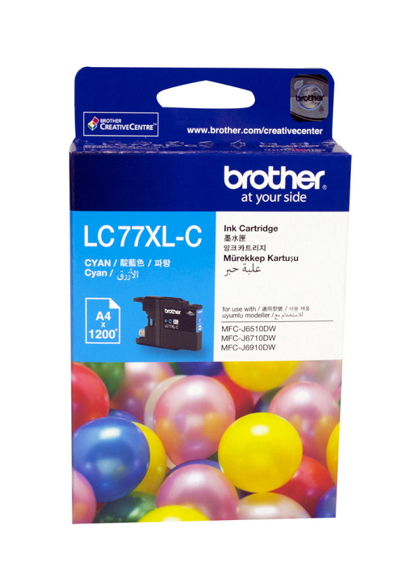 This Brother LC-77XL Ink Cartridge has a high page yield of 1