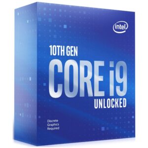 New Intel Core i9-10900KF CPU 3.7GHz (5.3GHz Turbo) LGA1200 10th Gen 10-Cores 20-Threads 20MB 95W Graphic Card Required Retail Box 3yrs Comet Lake