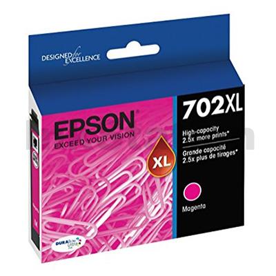 EPSON 702XL MAGENTA INK DURABRITE WF-3720 WF-3725