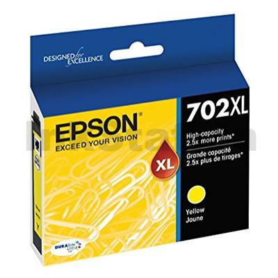 EPSON 702XL YELLOW INK DURABRITE WF-3720 WF-3725