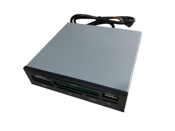 Astrotek 3.5" Internal Card Reader Black All In One USB2.0 Hub CF MS SD Flash Memory Card
