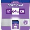 VerbatimVerbatim SDXC 64GB (Class 10 UHS-I) Up to 45MB/Sec 300X read speedSD/ Mini SD/ Micro SD