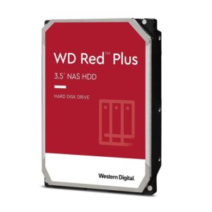 Western Digital WD Red Plus 6TB 3.5" NAS HDD SATA3 5640RPM 128MB Cache CMR 24x7 8-bays NASware 3.0 CMR Tech 3yrs wty