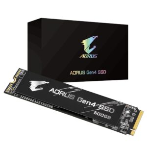 Gigabyte M.2 AORUS Gen4 SSD 500GB 5000/2500 MB/s PCI-Express 4.0 x4