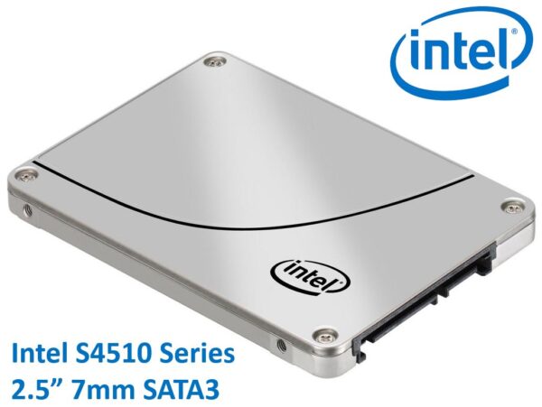 Intel DC S4510 2.5" 240GB SSD SATA3 6Gbps 3D2 TCL 7mm 560R/280W MB/s 90K/16K IOPS 2xDWPD 2 Mil Hrs MTBF Data Center Server 5yrs Wty