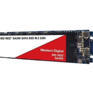Western Digital WD Red SA500 500GB M.2 SATA NAS SSD 24/7 560MB/s 530MB/s R/W 95K/85K IOPS 350TBW 2M hrs MTBF 5yrs wty