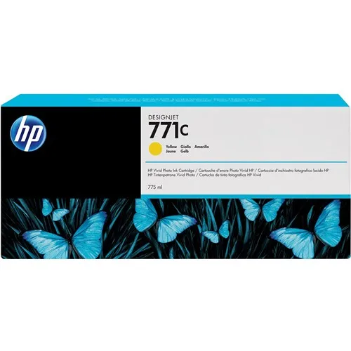 HPHP 771 YELLOW DESIGNJET INK 775 MLLarge Format InkJet Cartridges