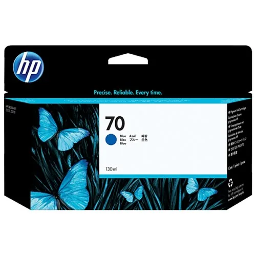 HPHP 70 BLUE 130 ML INK C9458ALarge Format InkJet Cartridges