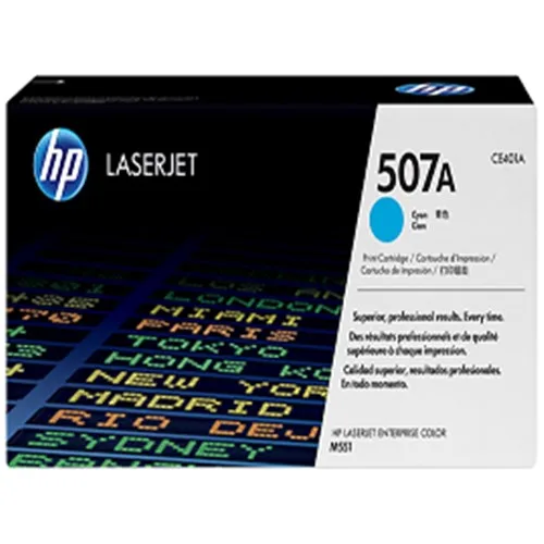 HPHP 507A CYAN TONER 6000 PAGE YIELD FOR M551Laser Toner