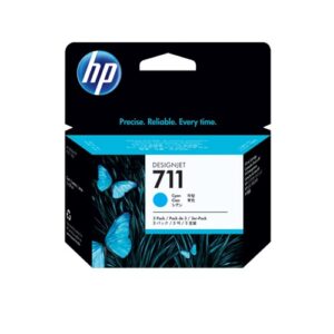 HP 711 3-pack 29-ml Cyan Designjet Ink Cartridge