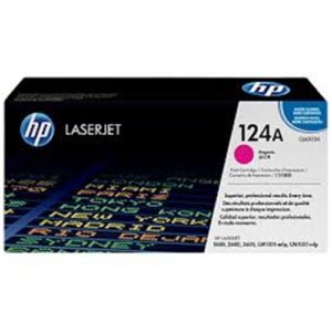 HP 124A MAGENTA TONER 2000 PAGE YIELD FOR CLJ 1600 2600 2605