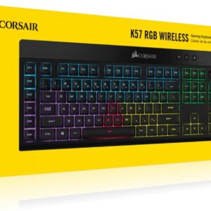 Light up your wireless gaming with the K57 RGB Wireless Gaming Keyboard