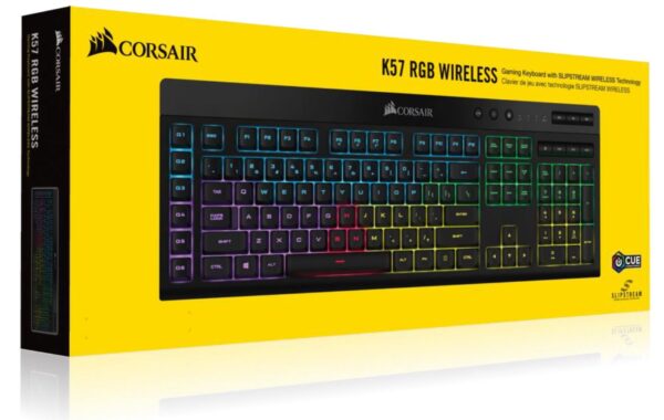 Light up your wireless gaming with the K57 RGB Wireless Gaming Keyboard