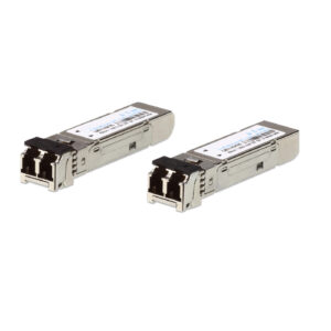 Aten 2A-137G 1.25G Single-Mode/10KM Fiber SFP Module provides 1 GbE connectivity up to 10 kilometers. The transceiver can be installed in both transmitters and receivers. As a hotpluggable module with a standard duplex connector for fiber communications