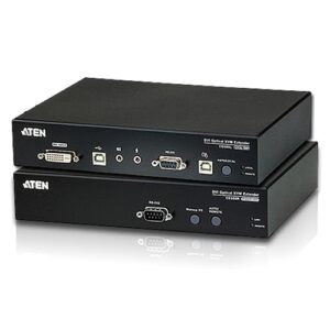 ATEN CE690 DVI Optical KVM Extender The CE690 is a DVI Optical KVM Extender that overcomes the length restriction of standard DVI cables by using optical fiber to send high definition audio