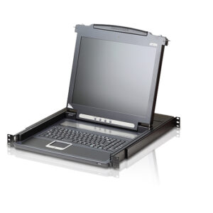 Aten CL-1000NA - Slideaway 19" LCD Console The CL1000 is a KVM console module that serves as the front-end for standard KVM switches. The CL1000 features an integrated 19" LCD panel