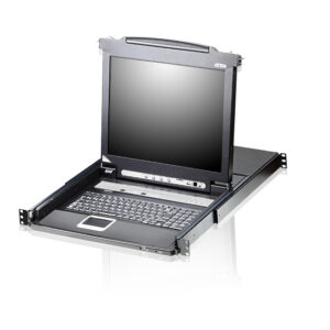 The CL5708 Slideaway™ LCD KVM Switch is a control unit that allows access to multiple computers from a single PS/2 or USB KVM (keyboard