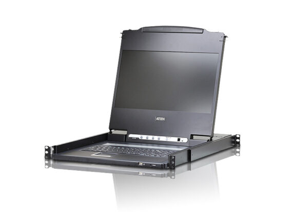 The CL6700 features an integrated 17.3" LED-backlit LCD panel