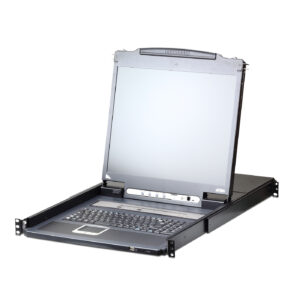 The CL5708I Slideaway™ LCD KVM Switch is a control unit that allows access to multiple computers from a single PS/2 or USB KVM (keyboard