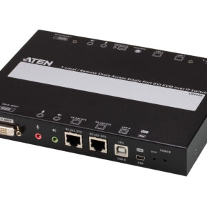 The CN9600 DVI KVM over IP Switch is a cost-efficient over-IP device