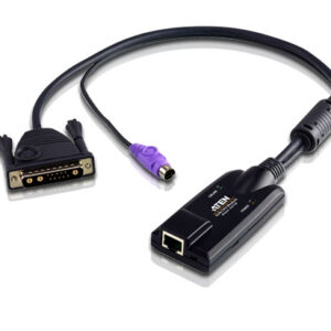 he KA7130 Sun Legacy KVM Adapter Cable connects the KVM switch to the console ports of the target computer. With its small form factor and light weight design