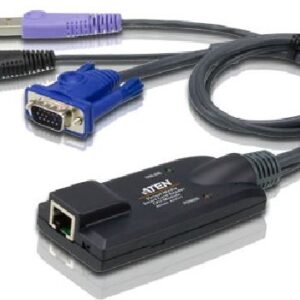 Aten VGA USB Virtual Media KVM Adapter with Smart Card Support for KN