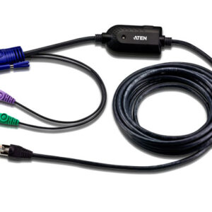 The KA7920 PS/2 KVM Adapter Cable connects the KVM switch to the video