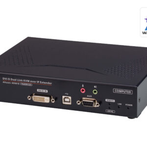 Aten DVI Dual Link KVM over IP Transmitter with Dual DC Power