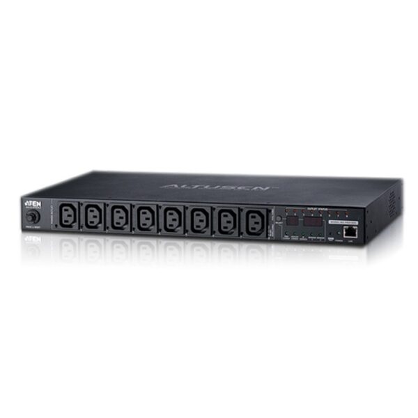 The PE6208 eco PDU is intelligent PDUs that contains 8 AC outlets and is available in various IEC or NEMA socket configurations. It provides secure