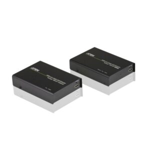 The VE812 HDMI over Single Cat 5 Extender enables an HDMI display to be located up to 100 meters away from the source device. It can conveniently be extended using only one Cat 5e cable