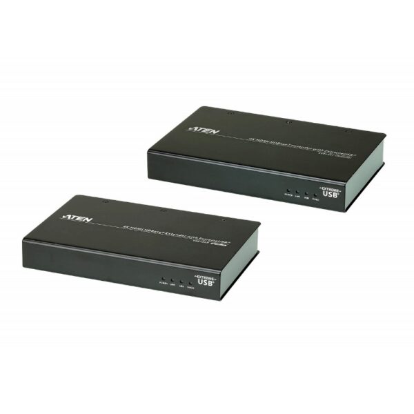 The VE813A HDMI HDBaseT Extender is an HDMI and USB Extender that supports HDBaseT and patented ExtremeUSB® technology. The VE813A can extend HDMI and USB 2.0 signals up to 100 meters from the HDMI source using a single Ethernet cable.  The VE813A supports HDMI features such as 3D