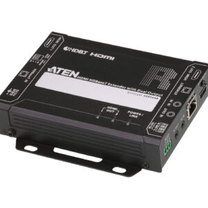 Aten HDMI HDBaseT Receiver with Dual 4K Output with one local HDMI output (4K@70m over Cat 5e/6 and 100m over Cat6a