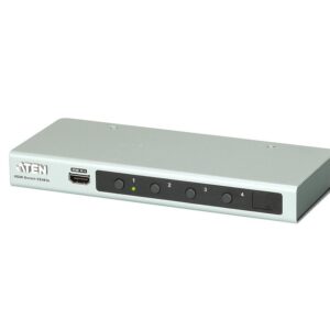 The VS-481B 4-Port HDMI Switch allows you to quickly connect 4 HDMI sources to your HDMI display and easily switch between them via front panel pushbuttons
