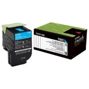 Lexmark Return Programme Toner Cartridge for C/MC2325 2425 2535 & MC2640 Printer Series 1000 Pages Yield Cyan