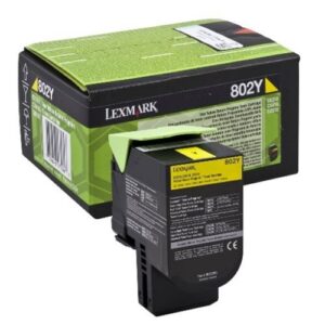 Lexmark Return Programme Toner Cartridge for C/MC2325 2425 2535 & MC2640 Printer Series 1000 Pages Yield Yellow