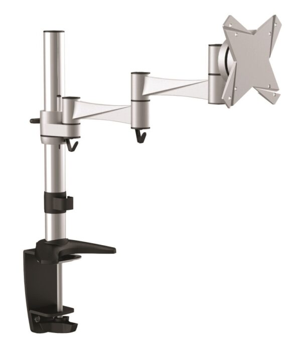 Astrotek Monitor Stand Desk Mount 43cm Arm for Single LCD Display 21.5" 22" 23.6" 24" 27" 8kg 15° tilt 180° swivel 360° rotate VESA 75x75 100x100