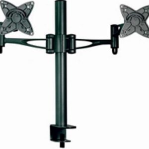 Astrotek Monitor Stand Desk Mount 36cm Arm for Dual Screens 13"-27" 15kg 30° tilt 180° swivel 360° rotate VESA 75x75 100x100