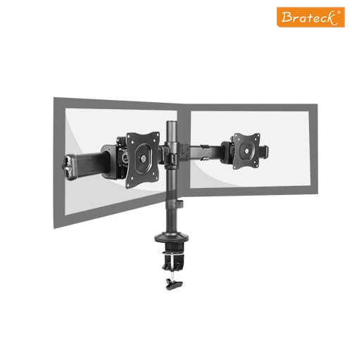 The LDT06-C02 is a family of elegant steel LCD VESA desk mounts for 13"-27" monitors. This mount is an extremely durable mounting solution which provides superior ergonomic viewing and no-fuss