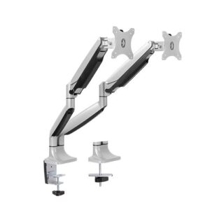 The LDT10-C024 is constructed with elegant die casting aluminum and innovative counterbalance technology. It can efficiently frees up space on your desk and easily move your LCD monitor into the best ergonomic position. Highly adjustable arm moves up
