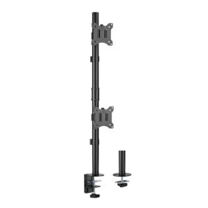 Brateck Vertical Pole Mount Dual-Screen Monitor Mount Fit Most 17"-32" Monitors