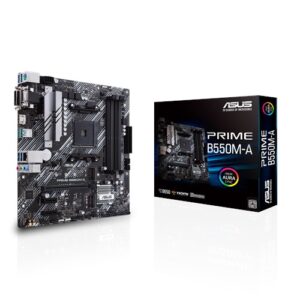 ASUS AMD B550 (Ryzen AM4) micro ATX motherboard with dual M.2