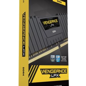 Vengeance LPX memory is designed for high-performance overclocking. The heatspreader is made of pure aluminum for faster heat dissipation